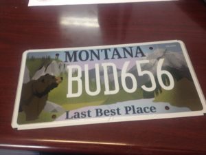 MEIC Montana License Plate
