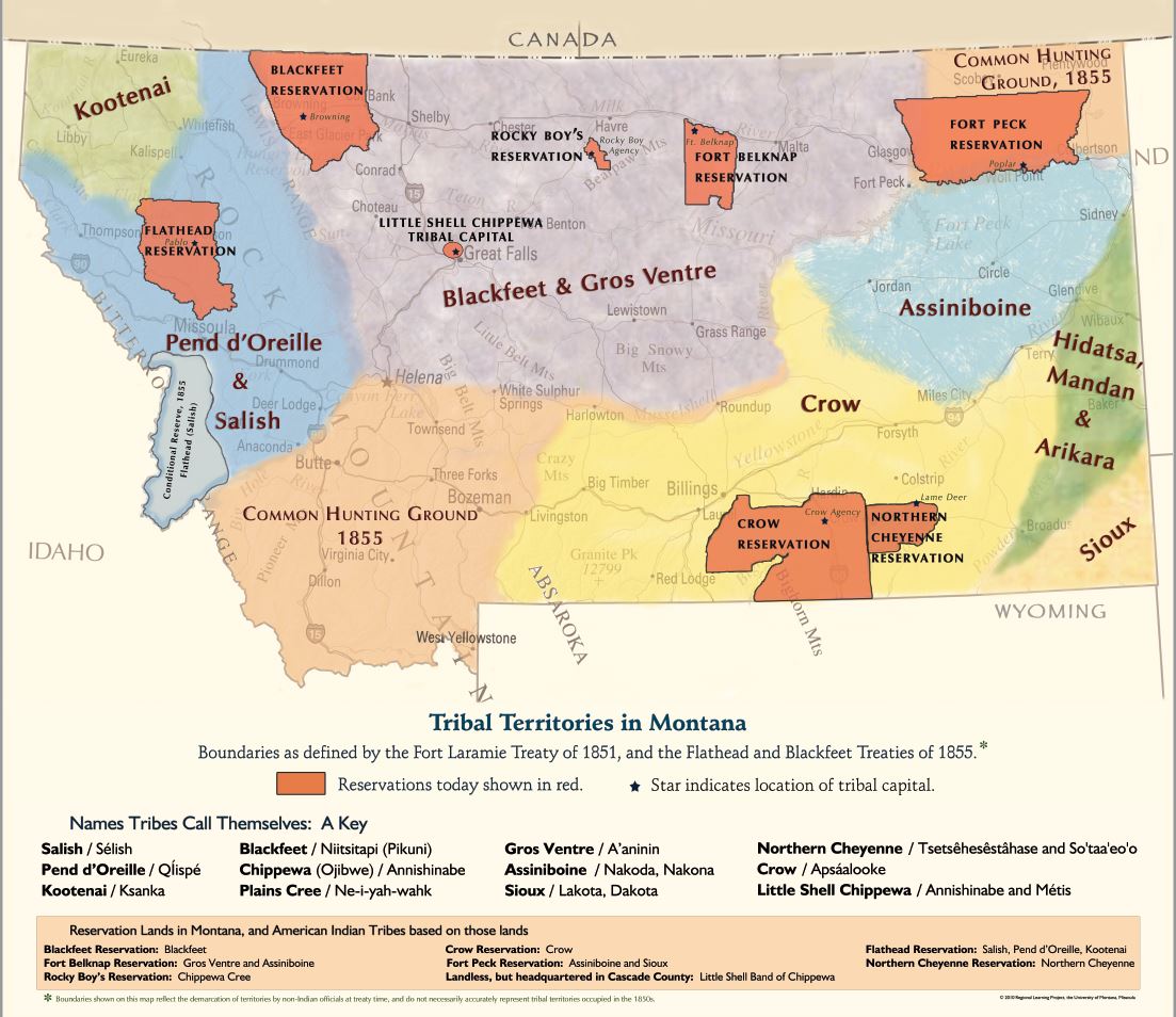 Montana’s Tapestry Of Tribes: Unveiling The Map Of Indian Reservations