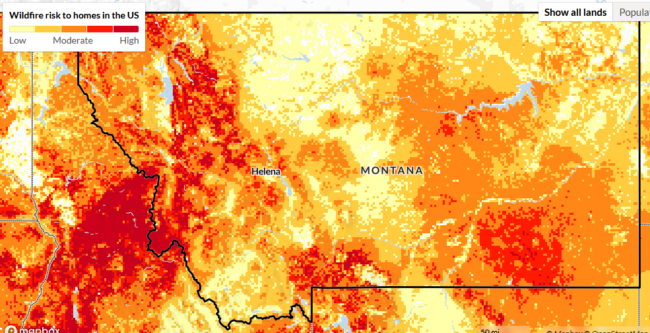 wildfire risk