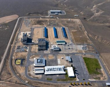 Atlas Power Group's data center in Butte, which houses energy-intensive computers and cooling equipment. Photo by Chris Boyer, with aerial support from LightHawk.